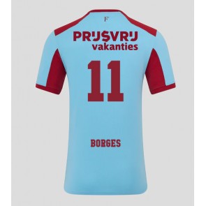 Feyenoord Goncalo Borges #11 Tredjetrøje 2025-26 Kortærmet